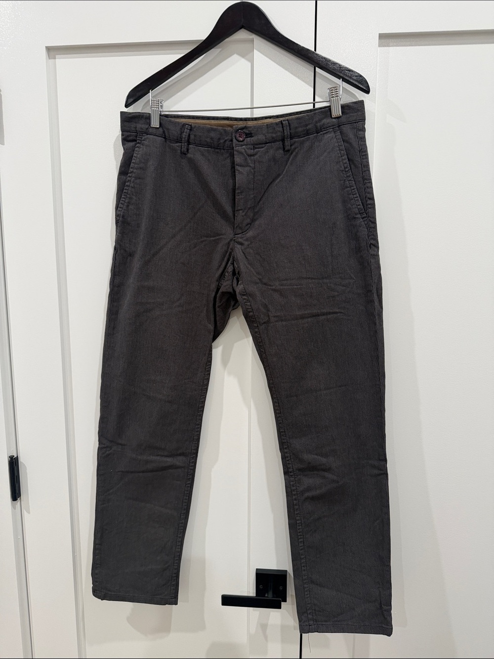 Massimo Dutti Charcoal Gray Chinos